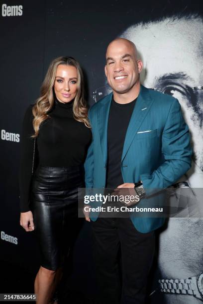 Amber Nichole Miller, Tito Ortiz seen at A24's UNCUT GEMS Los Angeles Premiere, Arrivals, Los Angeles, USA - 11 Dec 2019 9