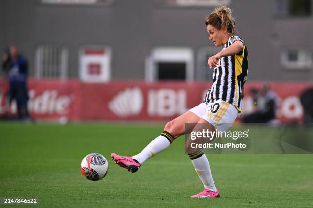Cristiana Girelli of Juventus F.C. Is playing during Day 22 of the Women's Serie A Playoffs between A.S. Roma Women and Juventus F.C. At the Tre...