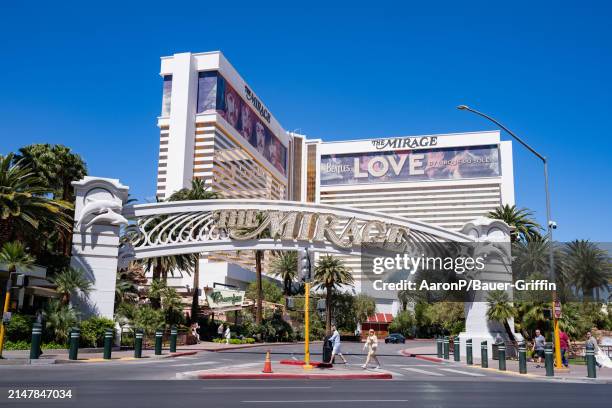 General views of The Mirage hotel and casino on April 15, 2024 in Las Vegas, Nevada.