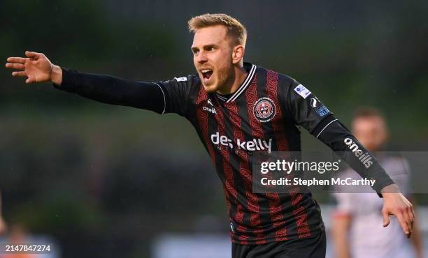 Dublin , Ireland - 15 April 2024; Martin Miller of Bohemians during the SSE Airtricity Men's Premier Division match between Bohemians and Dundalk at...