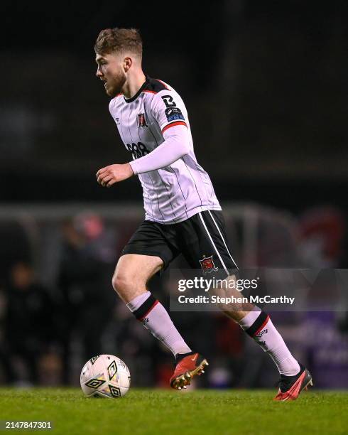 Dublin , Ireland - 15 April 2024; Scott High of Dundalk during the SSE Airtricity Men's Premier Division match between Bohemians and Dundalk at...