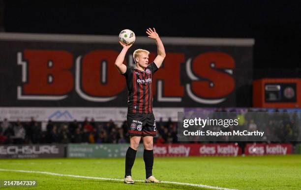 Dublin , Ireland - 15 April 2024; Michael Lilander of Bohemians during the SSE Airtricity Men's Premier Division match between Bohemians and Dundalk...