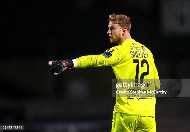 Dublin , Ireland - 15 April 2024; Dundalk goalkeeper George Shelvey during the SSE Airtricity Men's Premier Division match between Bohemians and...