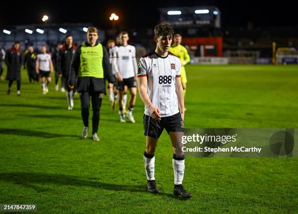 Dublin , Ireland - 15 April 2024; Dara Keane of Dundalk after the SSE Airtricity Men's Premier Division match between Bohemians and Dundalk at...