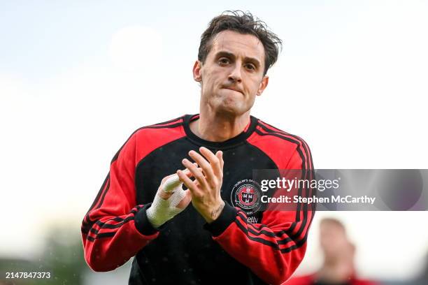 Dublin , Ireland - 15 April 2024; Dylan Connolly of Bohemians before the SSE Airtricity Men's Premier Division match between Bohemians and Dundalk at...