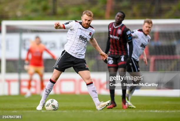 Dublin , Ireland - 15 April 2024; Paul Doyle of Dundalk during the SSE Airtricity Men's Premier Division match between Bohemians and Dundalk at...