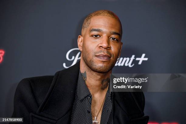 Scott "Kid Cudi" Mescudi at the world premiere of "Knuckles" held at Odeon Luxe Leicester Square on April 16, 2024 in London, England.