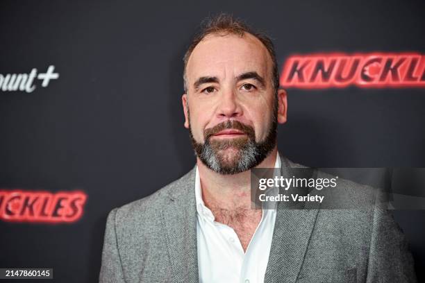 Rory McCann at the world premiere of "Knuckles" held at Odeon Luxe Leicester Square on April 16, 2024 in London, England.