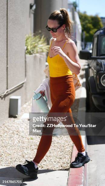 Olivia Wilde is seen on April 16, 2024 in Los Angeles, California.