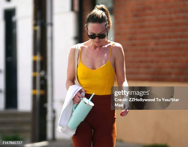 Olivia Wilde is seen on April 16, 2024 in Los Angeles, California.