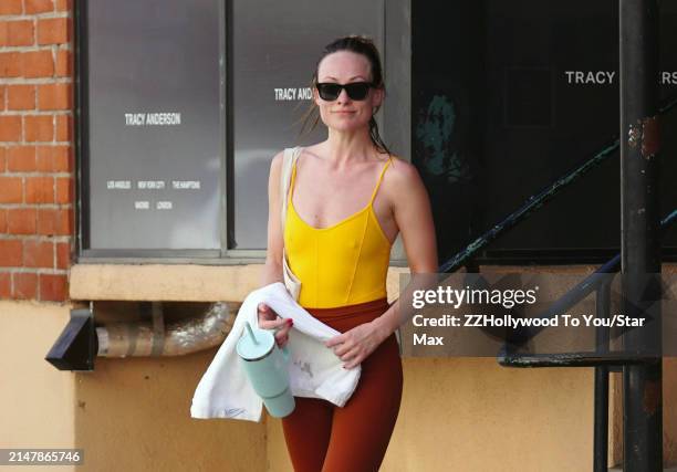 Olivia Wilde is seen on April 16, 2024 in Los Angeles, California.