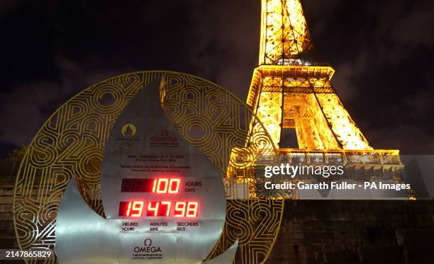 Countdown Tower 238 Eiffel Tower Clock Stock Photos, High-Res Pictures, and Images ...
