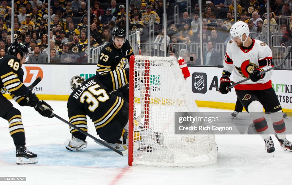 Ottawa Senators v Boston Bruins
