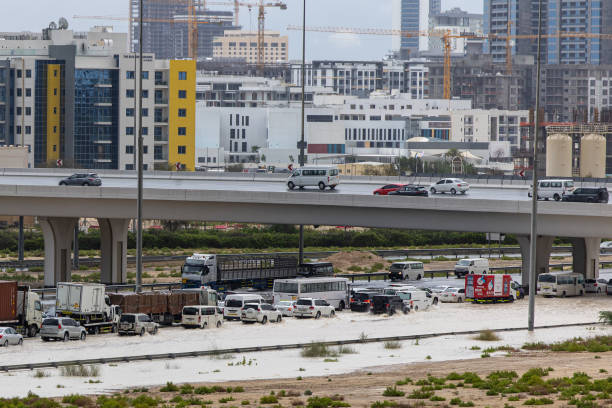 ARE: Dubai's Record Rainfall Forces Flight Diversions and Floods City