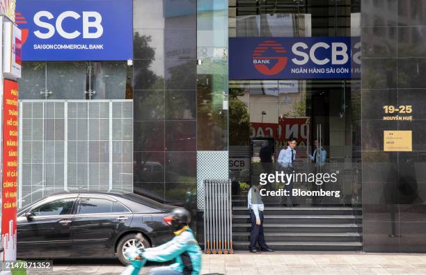 Saigon Commercial Bank branch in Ho Chi Minh City, Vietnam, on Wednesday, April 17, 2024. Vietnam has mounted a rescue of a bank tied to real estate...