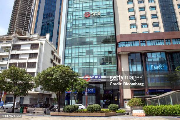 Saigon Commercial Bank branch in Ho Chi Minh City, Vietnam, on Wednesday, April 17, 2024. Vietnam has mounted a rescue of a bank tied to real estate...