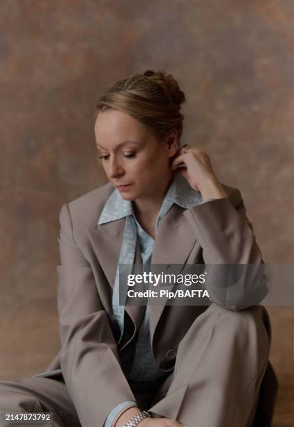 Actor Samantha Morton is photographed for BAFTA on February 17, 2024 in London, England.