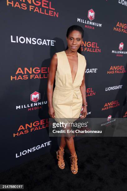 Adina Porter seen at The World Premiere of Lionsgate's ANGEL HAS FALLEN at Regency Village Theatre, Los Angeles, CA, USA - 20 August 2019