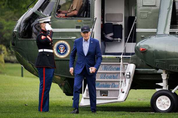 DC: President Biden Returns To White House From Pennsylvania