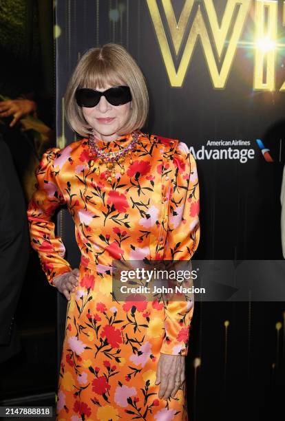 Anna Wintour at the opening night of "The Wiz" held at the Marquis Theatre on April 17, 2024 in New York City.