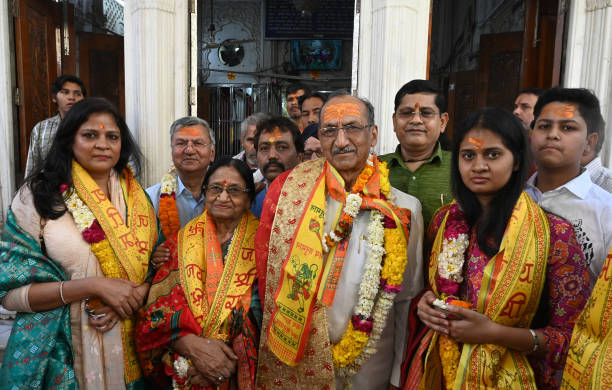 IND: Chandni Chowk Congress Candidate Jai Prakash Agarwal Visit Temple On Occasion of Ram Navami