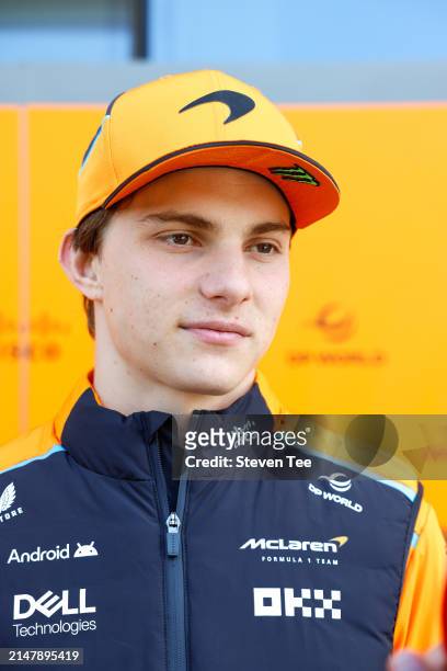 Oscar Piastri, McLaren F1 Team during previews ahead of the F1 Grand Prix of China at Shanghai International Circuit on April 18, 2024 in Shanghai,...