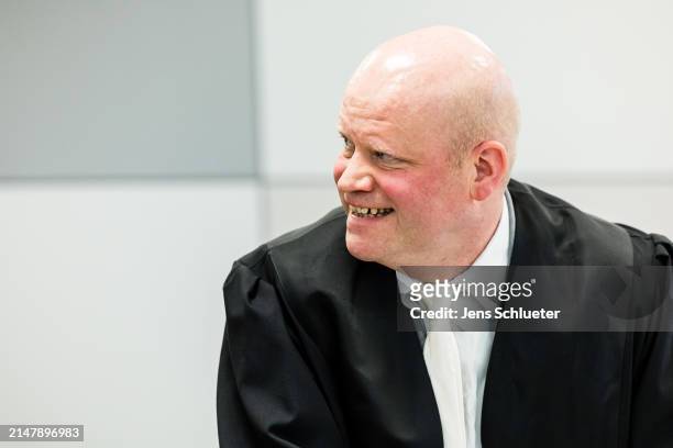 Lawyer Ulrich Vosgerau during the trial of Bjoern Hoecke , a former history teacher and current leader of the far-right Alternative for Germany...