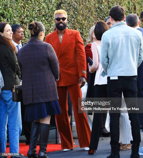 William Catlett is seen on April 17, 2024 in Los Angeles, California.