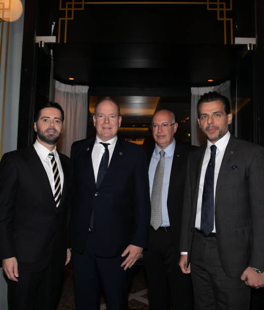 GRC: Prince Albert of Monaco Visits Athénée Restaurant in Athens, Greece