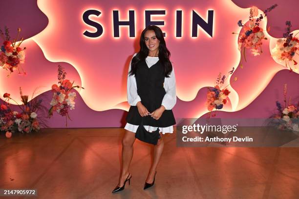 Olivia Hawkins attends the launch of the SHEIN pop-up store at Liverpool One on April 18, 2024 in Liverpool, England.