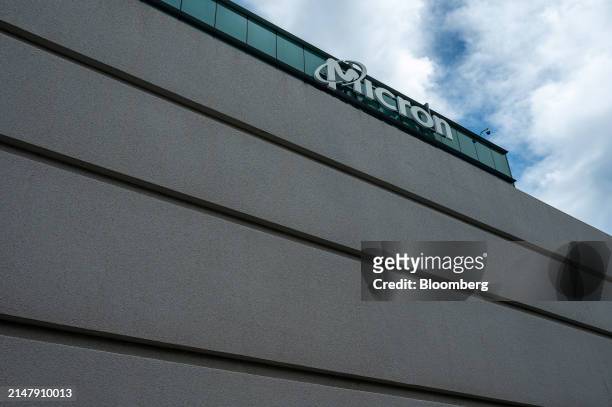The Micron Technology offices in San Jose, California, US, on Thursday, April 18, 2024. Micron Technology Inc., the largest US maker of...