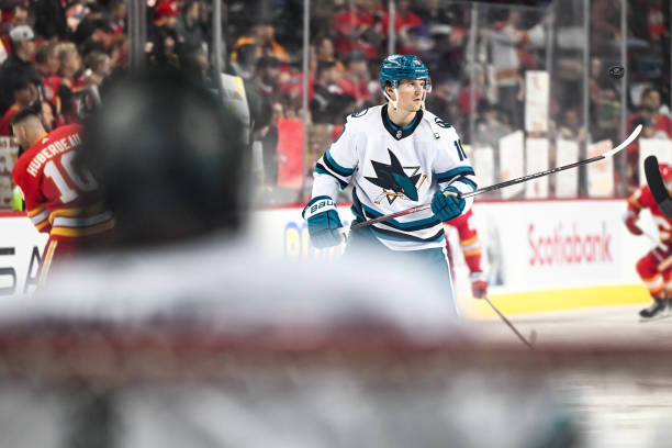 CAN: San Jose Sharks v Calgary Flames