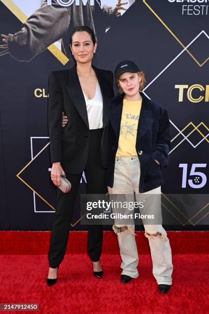 Emma Heming Willis and Tallulah Willis at the 2024 TCM Classic Film Festival Opening Night screening of "Pulp Fiction" held at TCL Chinese Theatre...
