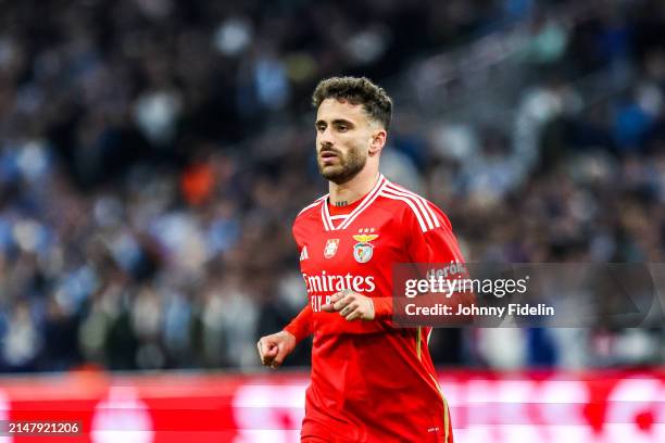Rafa SILVA of Benfica during the UEFA Europa League Quarter-finals match between Marseille and Benfica at Oragne Velodrome, Marseille on April 18,...