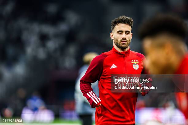 Rafa SILVA of Benfica prior the UEFA Europa League Quarter-finals match between Marseille and Benfica at Oragne Velodrome, Marseille on April 18,...