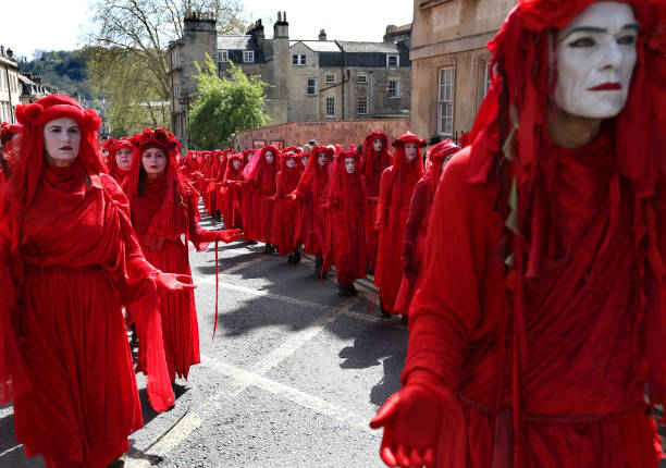 GBR: 'Funeral For Nature' In Bath