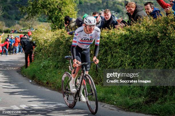 Tadej Pogacar of UAE Team Emirates during the match between Liege v Bastogne - Liege 2024 - Men's Elite at the Liege on April 21, 2024 in Liege...