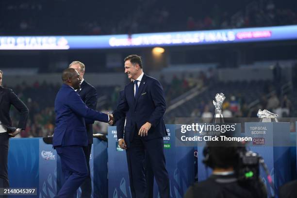 Award Presentation during the Concacaf Nations League final match between Mexico and USMNT at AT&T Stadium on March 24, 2024 in Arlington, Texas.