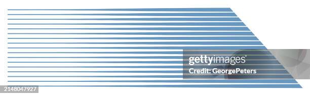horizontal speed lines - process chart diagonal stock illustrations