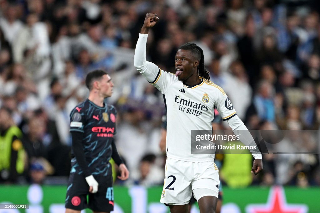 Real Madrid CF v Manchester City: Quarter-final First Leg - UEFA Champions League 2023/24