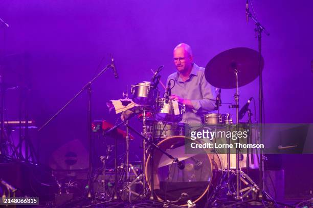 Christophe Claeys of Amatorski performs at EartH Hackney on April 09, 2024 in London, England.