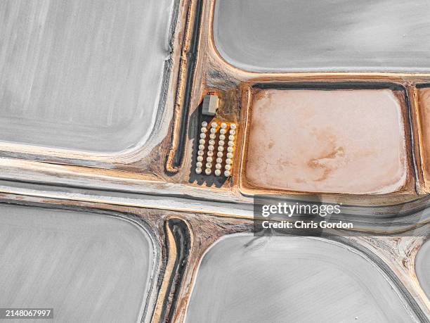 patchwork landscape from above - muted colors stock pictures, royalty-free photos & images