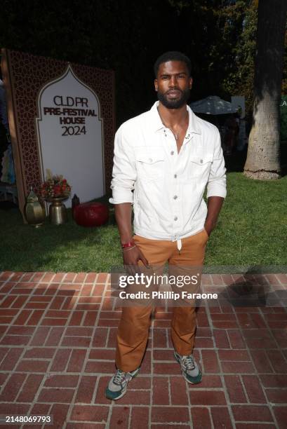 Broderick Hunter attends CLD PR Pre-Festival House 2024 on April 09, 2024 in Beverly Hills, California.