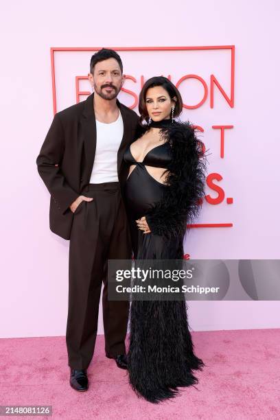 Steve Kazee and Jenna Dewan attend the FASHION TRUST U.S. Awards 2024 on April 09, 2024 in Beverly Hills, California.