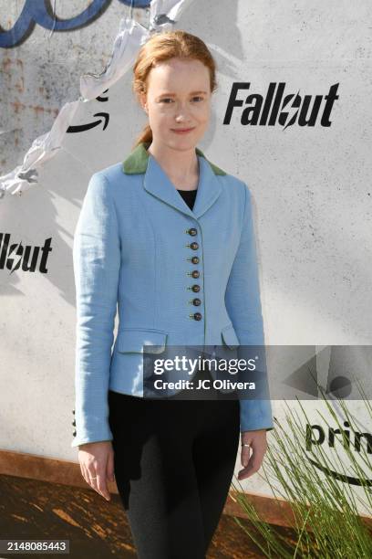 Liv Hewson attends the World Premiere Of Prime Video's "Fallout" at TCL Chinese Theatre on April 09, 2024 in Hollywood, California.