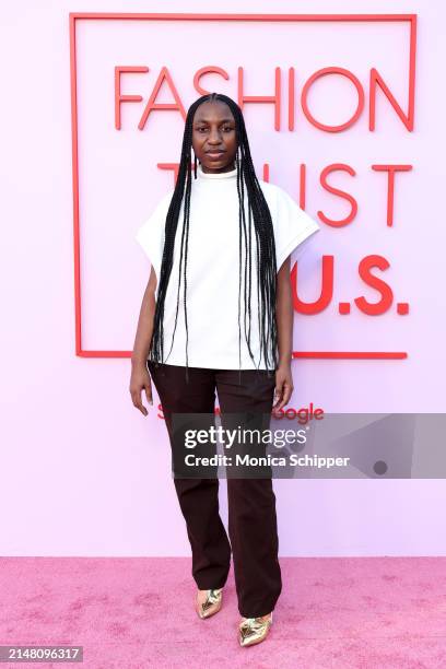 Madelen Nyau attends the FASHION TRUST U.S. Awards 2024 on April 09, 2024 in Beverly Hills, California.