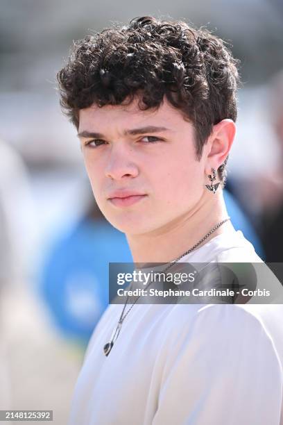 Noah Jupe attends the "Franklin" Photocall during the 7th Canneseries International Festival on April 10, 2024 in Cannes, France.