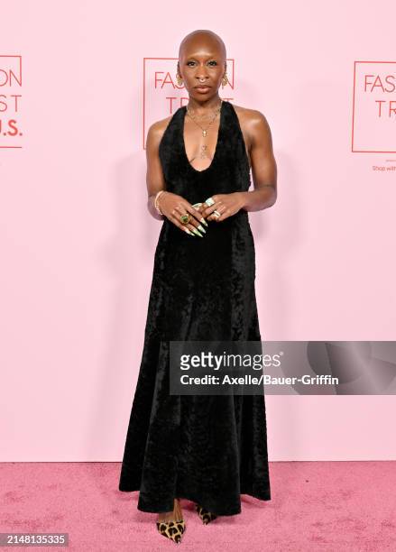 Cynthia Erivo attends the FASHION TRUST U.S. Awards 2024 on April 09, 2024 in Beverly Hills, California.