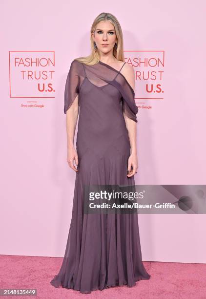 Lily Rabe attends the FASHION TRUST U.S. Awards 2024 on April 09, 2024 in Beverly Hills, California.