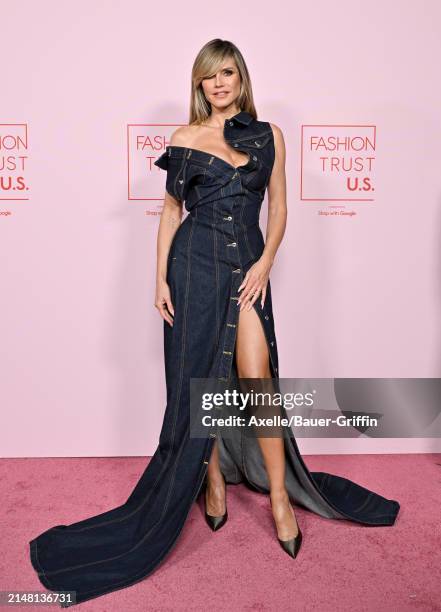 Heidi Klum attends the FASHION TRUST U.S. Awards 2024 on April 09, 2024 in Beverly Hills, California.